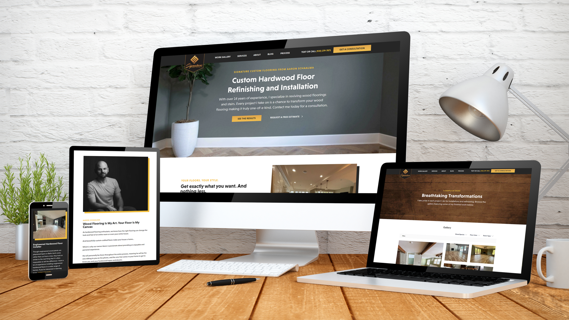 Signature Flooring Device Mockup 2